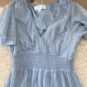 Maxi blue dress aka ELSA DRESS!